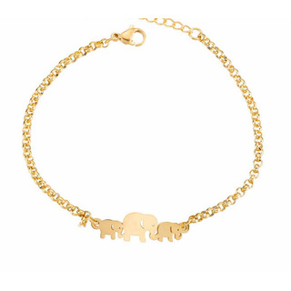 Pulsera Corazon Elefantes Calidad Acero Inoxidable Ajustable Pulsera Corazon Elefantes Calidad Acero Inoxidable Ajustable