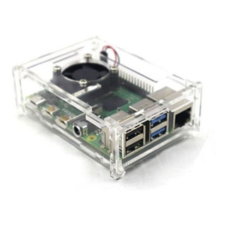 Carcasa Case Raspberry Pi 4 B Con Soporte Ventilador Arduin Carcasa Case Raspberry Pi 4 B Con Soporte Ventilador Arduin