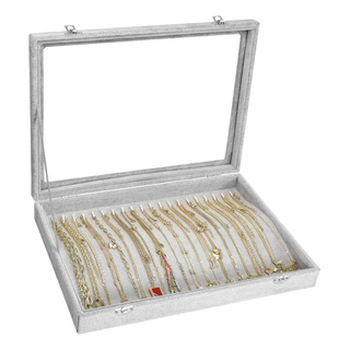Caja Organizadora Con 20 Ganchos Para Collares Y Colgantes Caja Organizadora Con 20 Ganchos Para Collares Y Colgantes