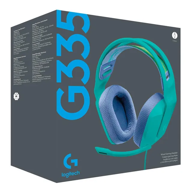 Audifono Gamer C/microf Logitech G335 Mint