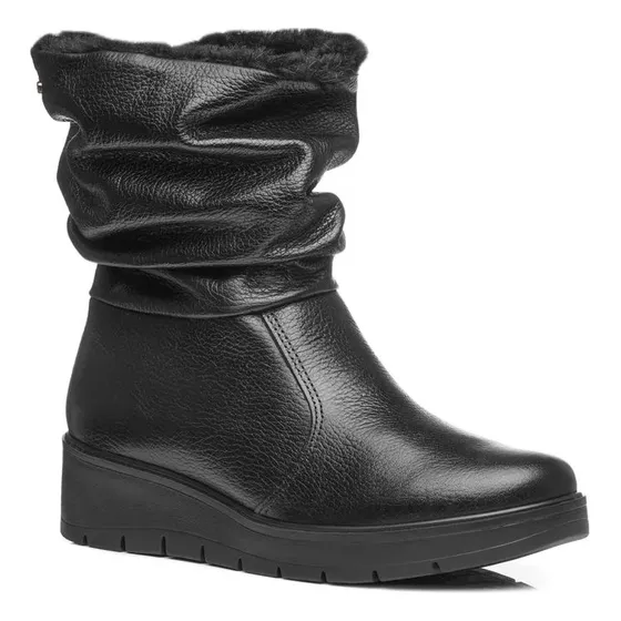 Botas Pegada Dama Forrada Corderito Invierno Calidad Cuero
