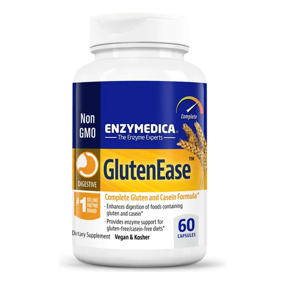 Suplemento Enzymedica Glutenease 60 Cápsulas