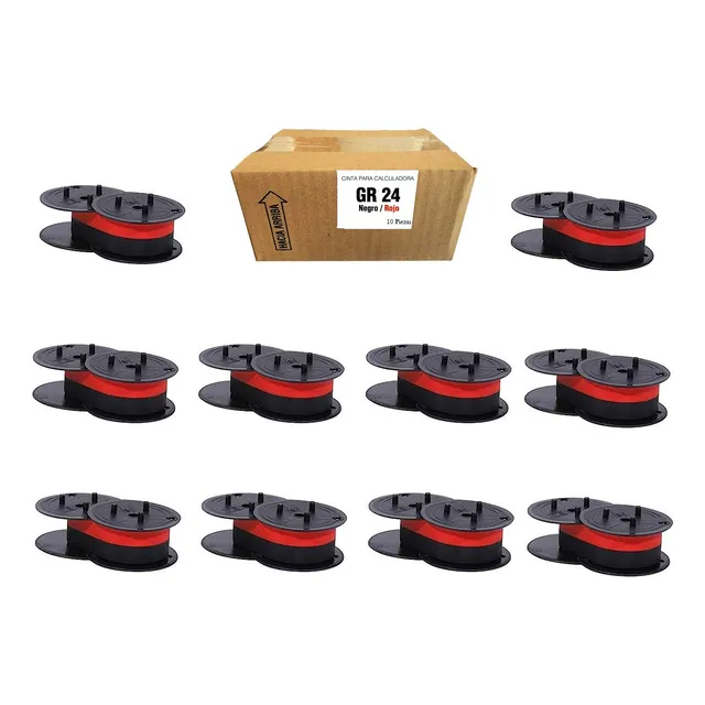 10 Cintas Para Calculadora Universal, Marca Unicorn