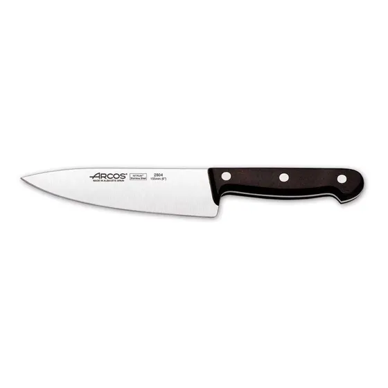 Cuchillo Cocina Arcos 15cm Profesional Premium Chef Asado Color Negro