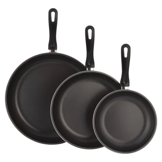 Sartén X3und 20 24 Y 32cm Negro Home Collection