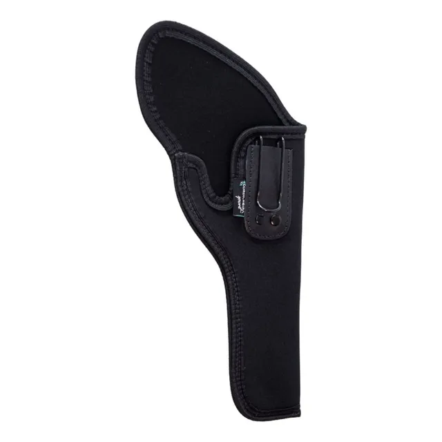 Coldre Neoprene 6 Polegadas 6 Tiros Revolver 38 Destro Preto