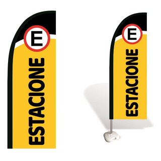 Wind Banner Completo Personalizado Estacione Kit 2 Unidades Wind Banner Completo Personalizado Estacione Kit 2 Unidades