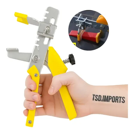 Alicate Nivelador Tsd.imports Piso Porcelanato Cerâmica Aço Amarelo