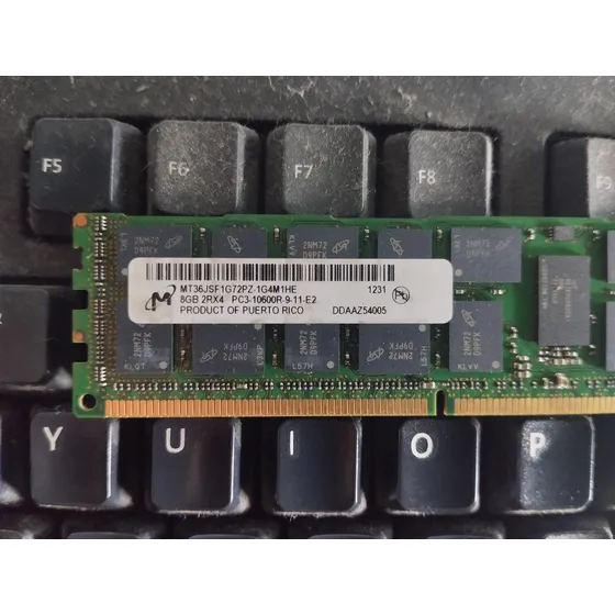 Micron 8gb Ddr3-1333 Mt36jsf1g72pz-1g4m1he Rdimm Pc3-10600r