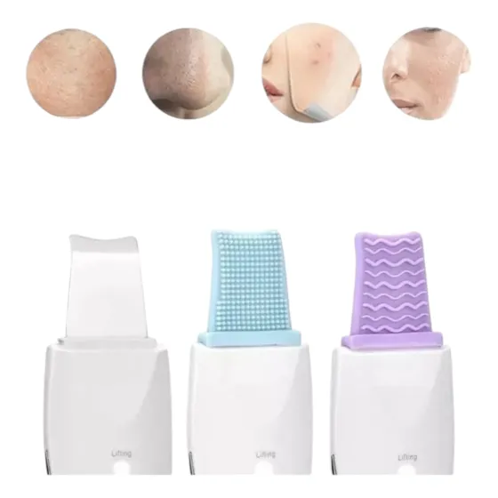 Dispositivo Limpiador Facial Ultra Sónico 3 En 1 Recargable