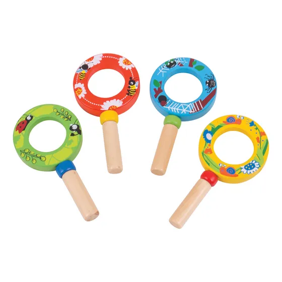 Lupa Mano Bigjigs Toys Bj235 Juguete Educativo Bebes18 M+