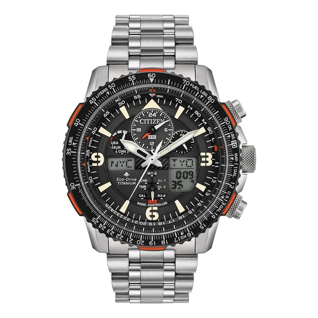 Reloj Citizen Promaster Air Skyhawk Eco-drive Súper Titanio