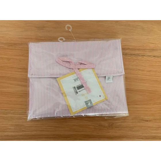 Cambiador Bebé Pilar Rosa Y Blanco