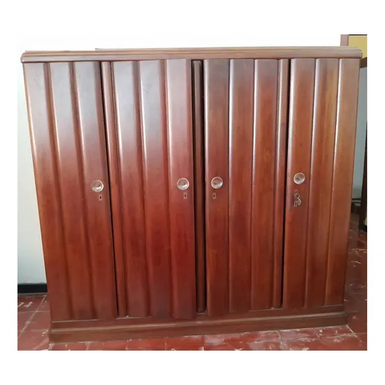 Escaparate Armario De Caoba  Mueble  Vintage 