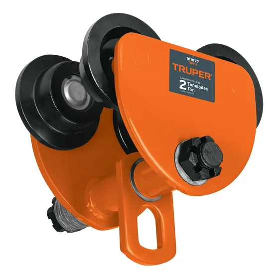 Trole Carga 2ton Vigas Ips E Ipr, Ajustable, Truper 101077