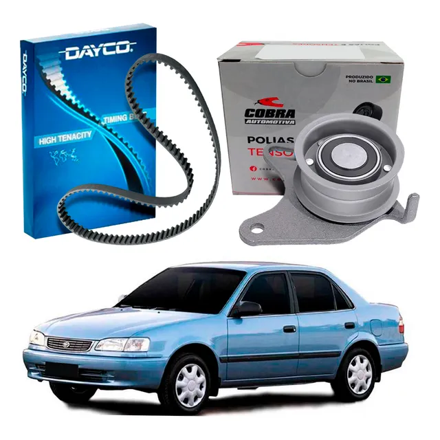 Kit Correia Dentada Tensor Original Toyota Corolla 1.8 2000