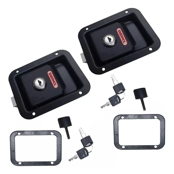 Juego Dos Cerradura Motorhome, Bauleras Mini Rodante Premium