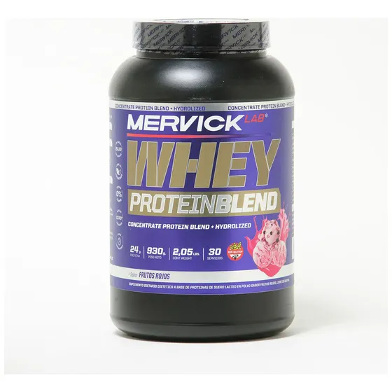 Mervick Whey Protein Blend Proteína Frutos Rojos 930g