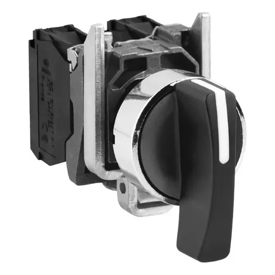 Interruptor Selector Harmony Xb4 Bj 22mm Negro 3p 2na