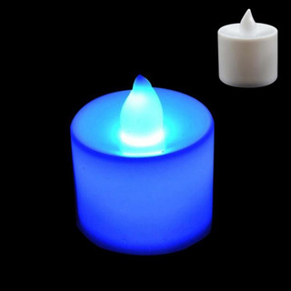 30 Unidades De Vela Led Sem Chama Lâmpada De Vela Azul Elétr 30 Unidades De Vela Led Sem Chama Lâmpada De Vela Azul Elétr