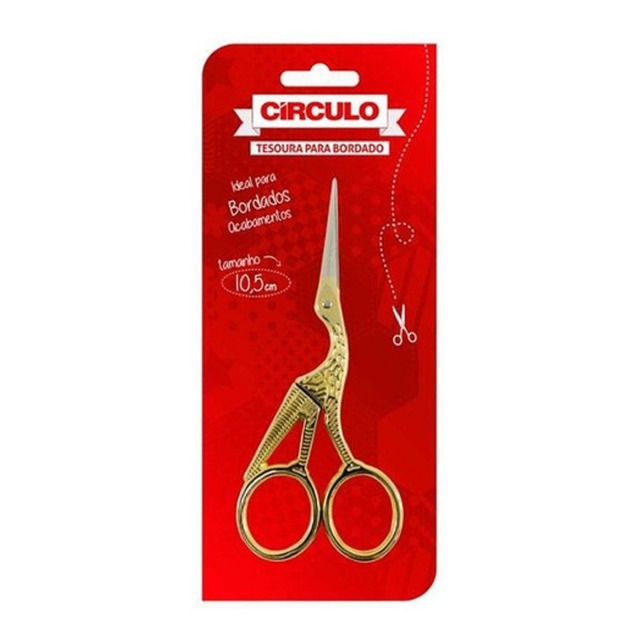 Tesoura Para Bordado Passarinho 11,5 Cm - CĂrculo Tesoura Para Bordado Passarinho 11,5 Cm - CĂrculo