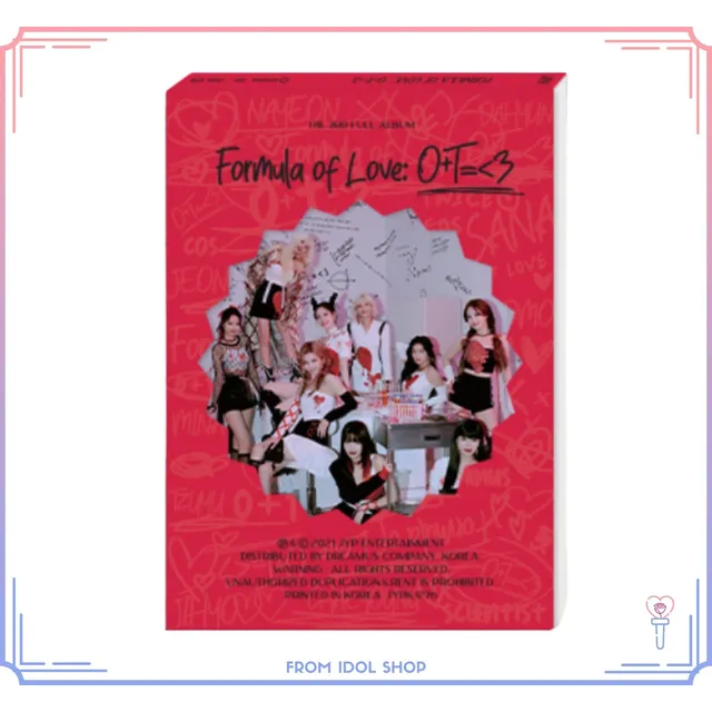 Twice 3rd Full Album [ Formula Of Love: O+t=3 ] Original