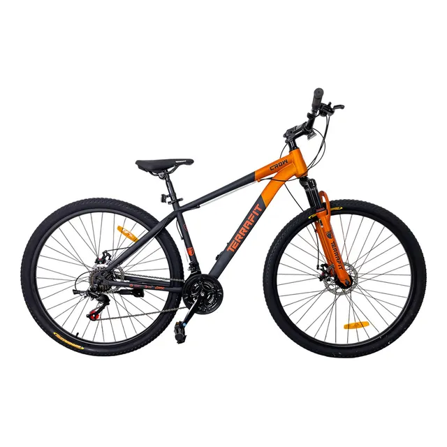 Bicicleta Terrafit Crow R29 tamaño del cuadro M color naranja
