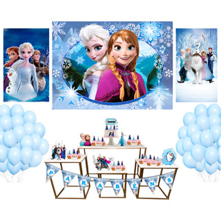 Kit Decoração Festa Aniversário Frozen Painel Grande Complet Kit Decoração Festa Aniversário Frozen Painel Grande Complet