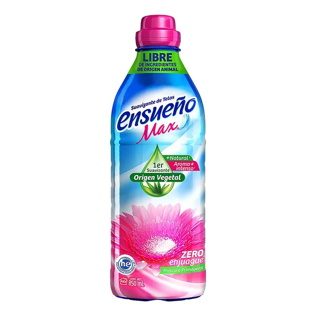 Suavizante Ensueño MAX Frescura primaveral en botella 850 ml