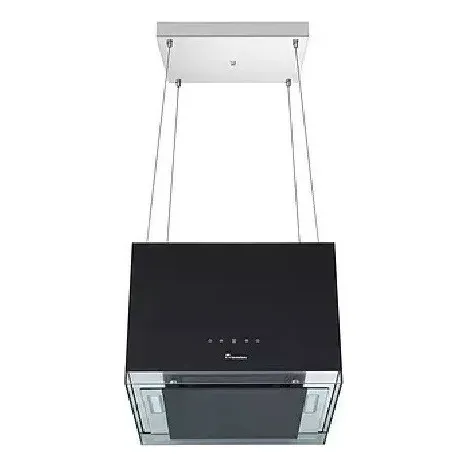 Campana De Isla 50cm 110v Negro  Tecnolam  0220spazioisbl50