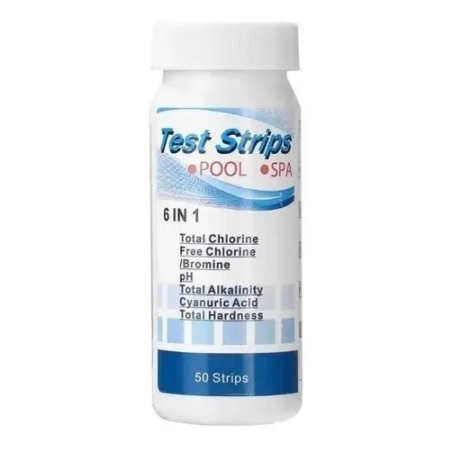 Cintas 6 En 1 Medir Ph Cloro Bromo Alcalinidad Dureza Y Mas