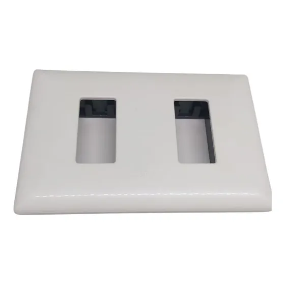 Placa 2 Puestos S17 Blanco 170201 Sinthesi C/soporte
