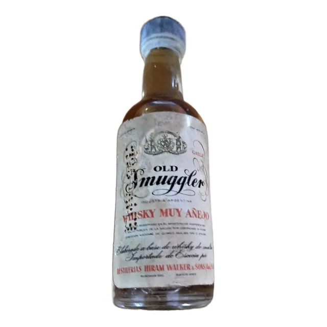 Botellita Miniatura Whisky Old Smuggler Muy Añejo Gaelic    