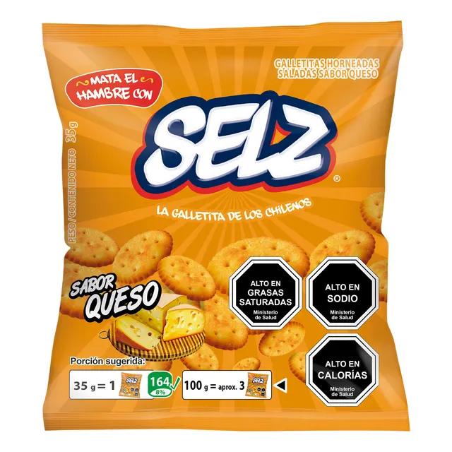 Arcor Pack 10 Galletas Mini Selz Queso 35 Gr