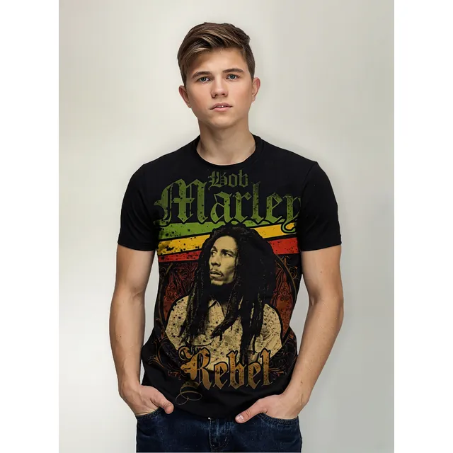 Camiseta Bob Marley Filme Camisa Reggae Leao Algodao