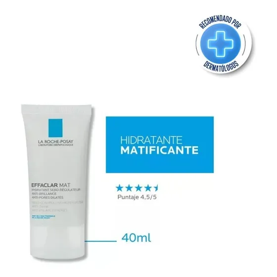 Tratamiento Hidratante Reduce Poros Matificante Effaclar Mat La Roche-Posay