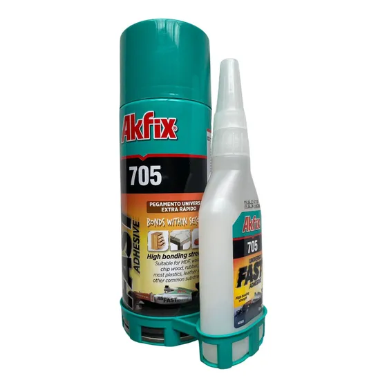 Kit Mdf Super Cola Instantanea Alta Viscosidade +acelerador