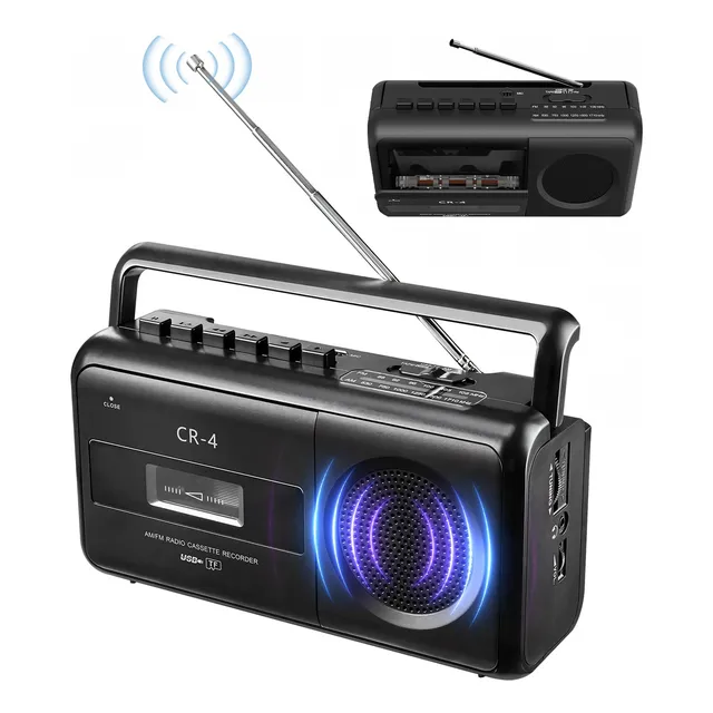 Cassette Player Boombox Con Grabadora/radio/sd/usb
