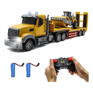 Fistone Rc Semi Truck Con Remolque, 1:24 Rc Semir-trailer De Fistone Rc Semi Truck Con Remolque, 1:24 Rc Semir-trailer De