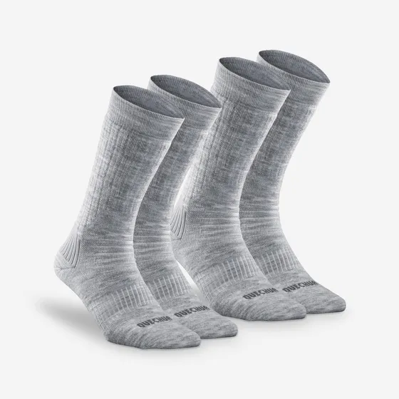 Calcetines Cálidos De Senderismo Sh100 Mid Ad X2 Pares Quech
