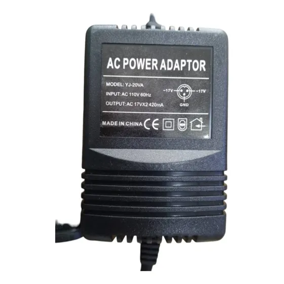 Adaptador Ac Con Conector De 3 Pines Para Consola Yj-20va