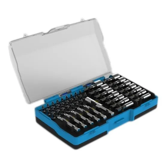 Set Juego Puntas Gamma Atornillador Estuche Kit 45pz Taladro