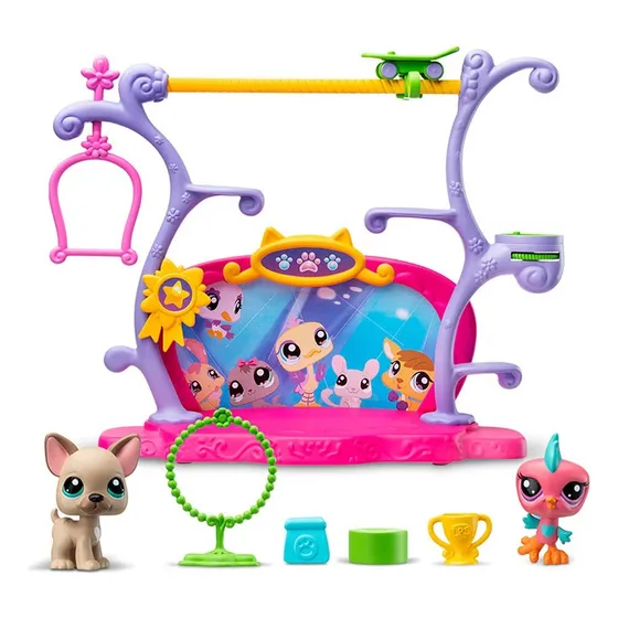Littlest Pet Shop Pets Got Talent Play Set Figuras Accesorio
