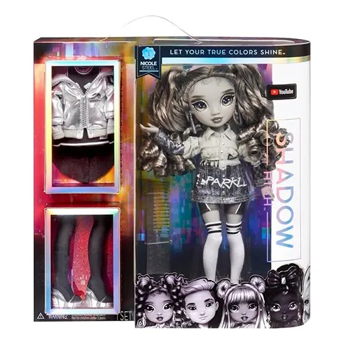 Rainbow High Nicole Steel Grayscale