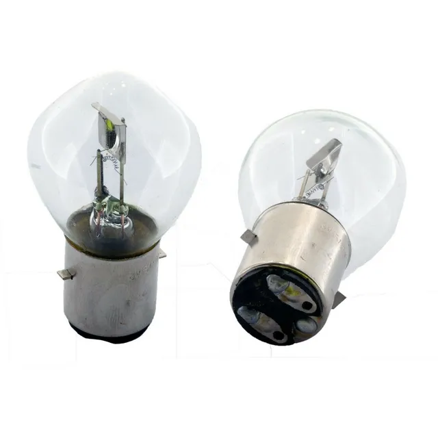 Bombillo Faro Moto 6v 25/25w Ba20d Vespa Piaggio Zundapp Bmw