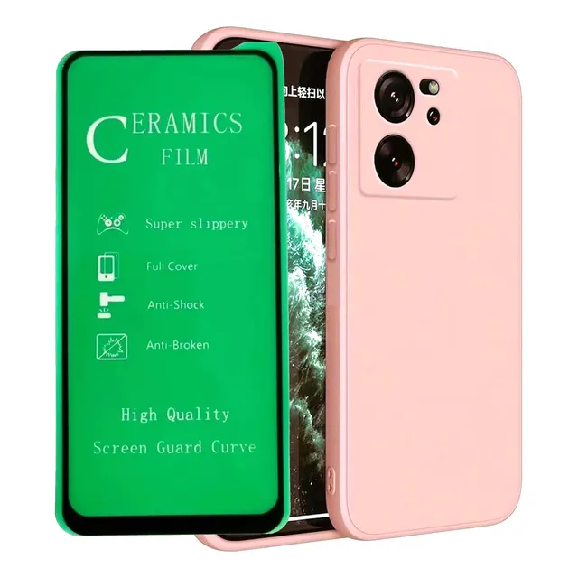 Funda Estuche Forro + Protector De Pantalla (hidrogel O Vidrio Ceramico) Para Xiaomi Redmi / Note / A / Mi