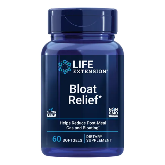 Supplement Life Extension Bloat Relief 60 Cápsulas Blandas