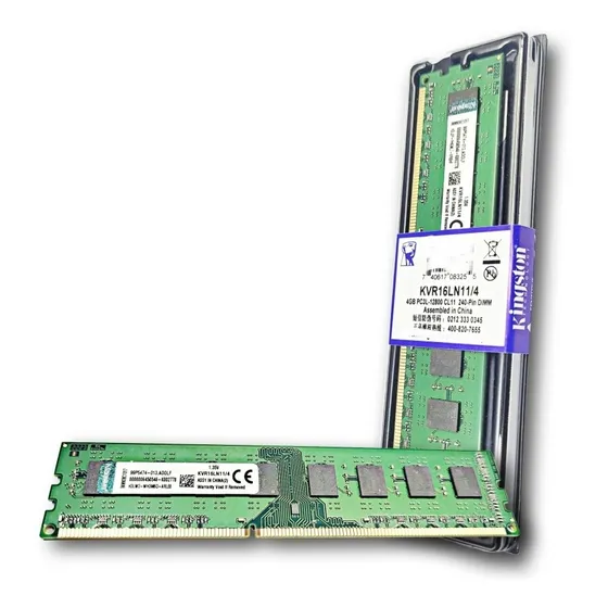 Memoria Pc 4gb Ddr3l Pc3l-12800 Kingston 240pin Bajo Voltaje