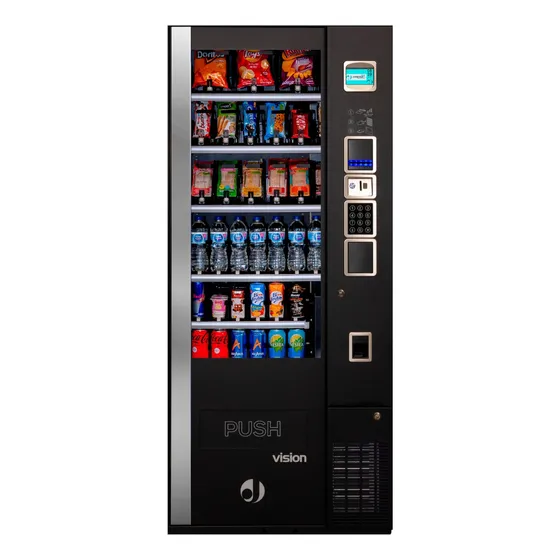 Máquina Expendedora De Snack Y Bebidas Easy Combo Bluetec V8