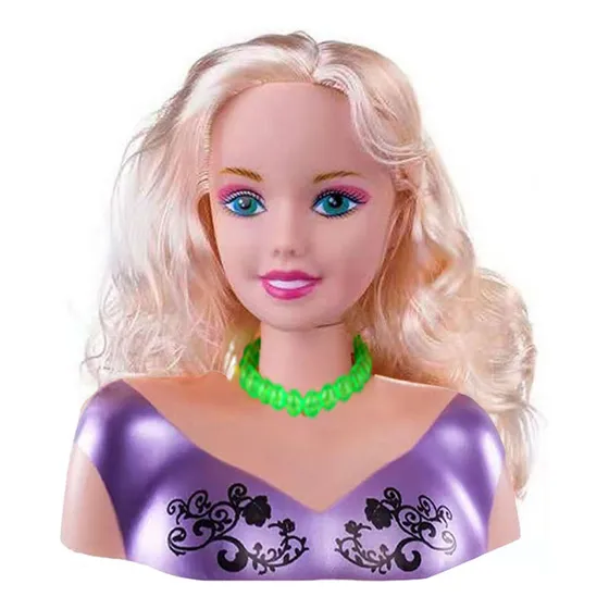 Cabeza De Muñeca En V Para Peinar, Cabeza De Muñeca Para Niñ